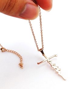 Stainless Steel Necklace Faith Necklace